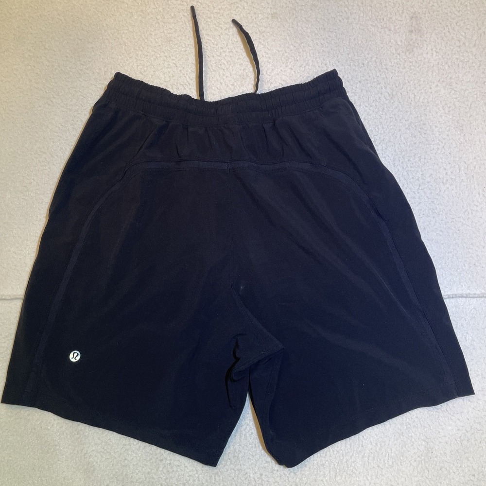 Lululemon Pace Breaker Lined Shorts Men's Size S 7" Inseam Black Running Gym